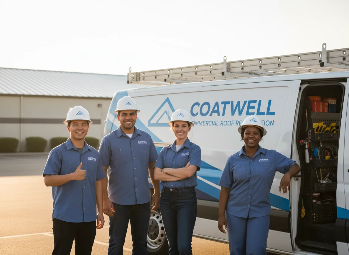 Commercial roof coating company in Mapleton, KS